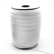 Double Knitted Elastic Roll, 12mm x 100m, White